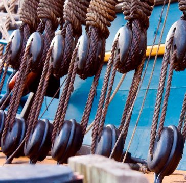 poleas cabos